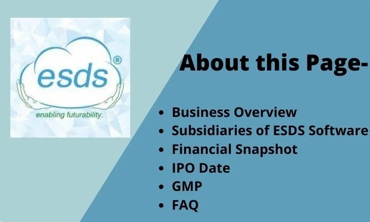 ESDS Software IPO Date, Price, GMP, Listing, Issue, Allotment Status, Review, & Details