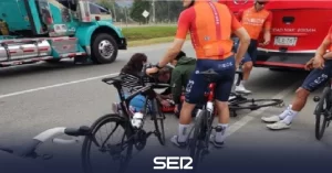 Egan Bernal Accident image