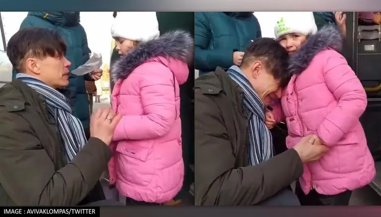 WATCH: Ukrainian Father Viral Video Of Saying Goodbye To His Daughter Fleeing To Safety! Check News Updates