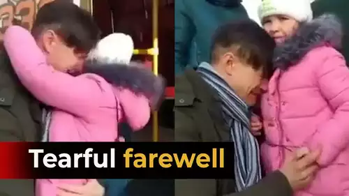 WATCH: Ukrainian Father Viral Video Of Saying Goodbye To His Daughter Fleeing To Safety! Check News Updates