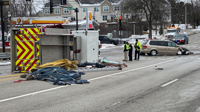 Palatine Fire Truck Accident