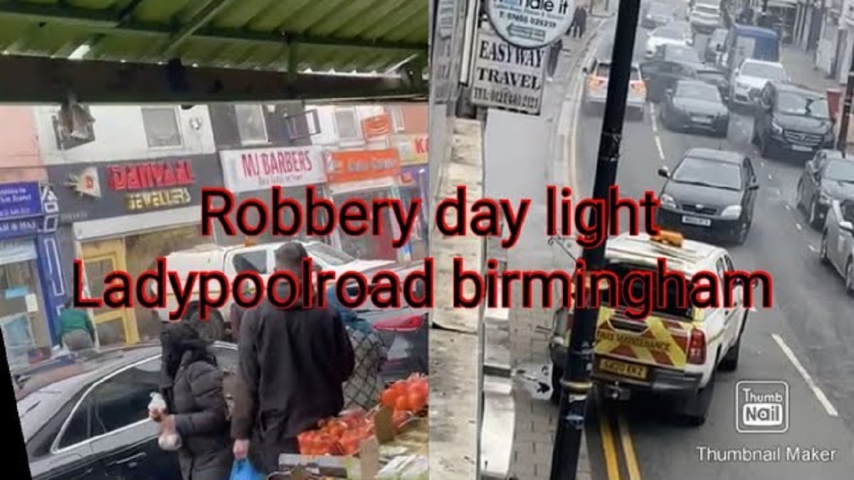 Watch Birmingham Danyaal Jewellers Robbery Video! Ladypool Road Birmingham Jewellery Shop Robbery, Explained!