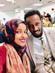 Ilhan Omar’s husband and family are with Tim Mynett as she wins the house primary.