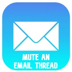 Mute an email thread in iOS 13