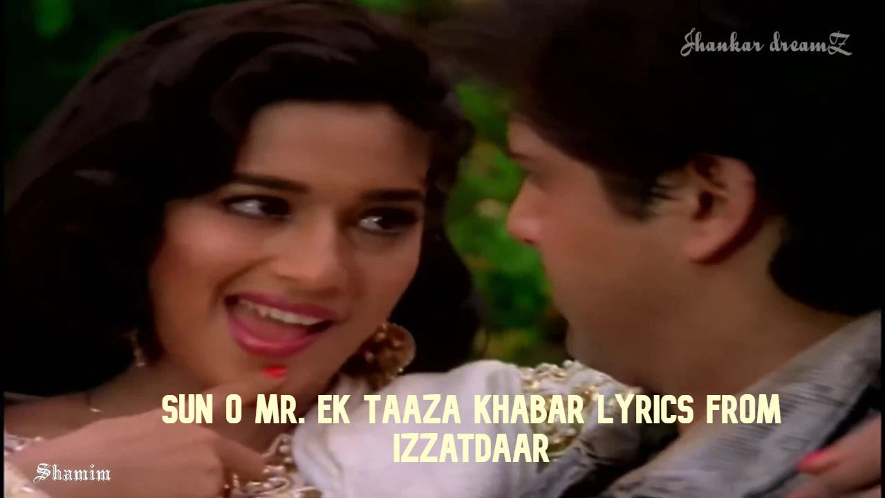 Lyrics of Sun O Mr. Ek Taaza Khabar by Izzatdaar [English Translation]