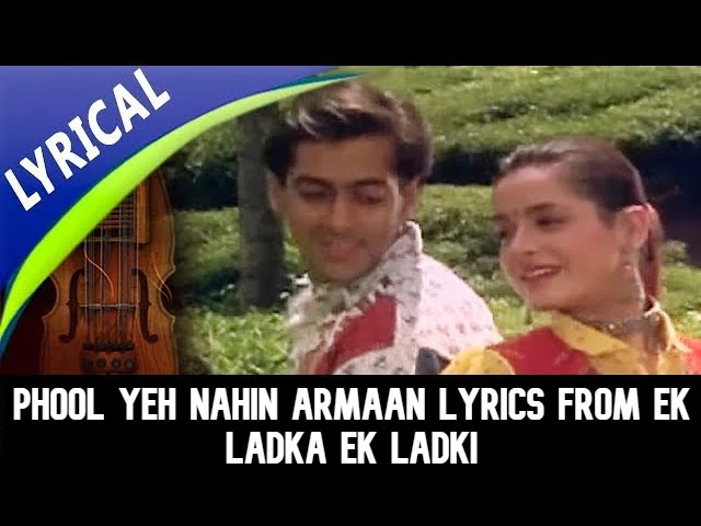 Phool Yeh Nahin Armaan Lyrics by Ek Ladka Ek Ladki [English Translation]