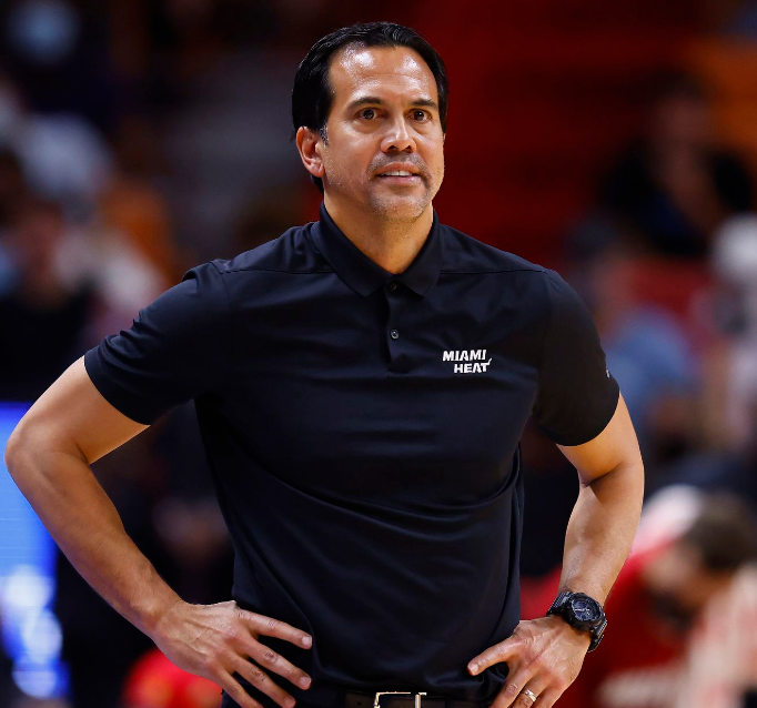 The age difference explained between Erik Spoelstra and his wife, Nikki Sapp Spoelstra