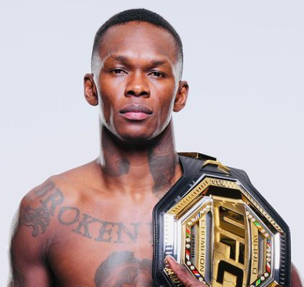 What did Israel Adesanya do with his dog?