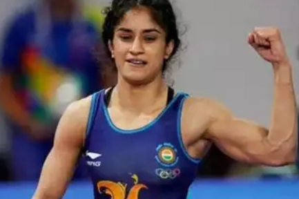 Vinesh Phogat Shatters Records as First Indian Female Wrestler in Olympic Final